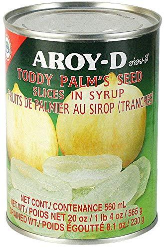 Aroy D Variety Pack (Lychee, Longan, Jackfruit, Toddy Palm) - 1 Can of Each - Mighty Depot