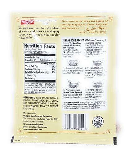 Mama Sita's Sweet & Sour Sauce Mix Escabeche 2oz (57g) 5 Pack - Mighty Depot