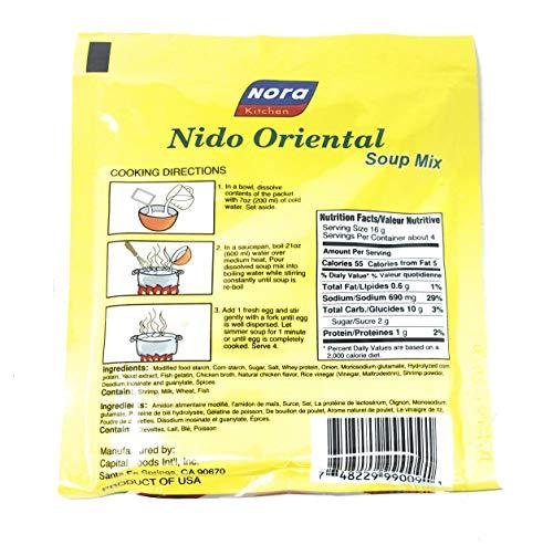 Nora Kitchen - Chinese Style Nido Oriental Soup Mix, 2.18oz (62g) - Mighty Depot