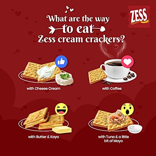 Zess Wheat Flour Snack Sandwich Cracker Cookie, Lemon. Low Calorie, Asian, 180g 6.4oz. 2 Pack - Mighty Depot