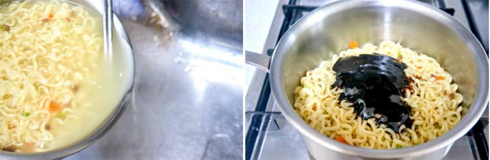 SAMYANG KOREAN FIRE NOODLE CHALLENGE HOT CHICKEN FLAVOR RAMEN SPICY NOODLE (Jjajang Flavor (5pcs)) - Mighty Depot