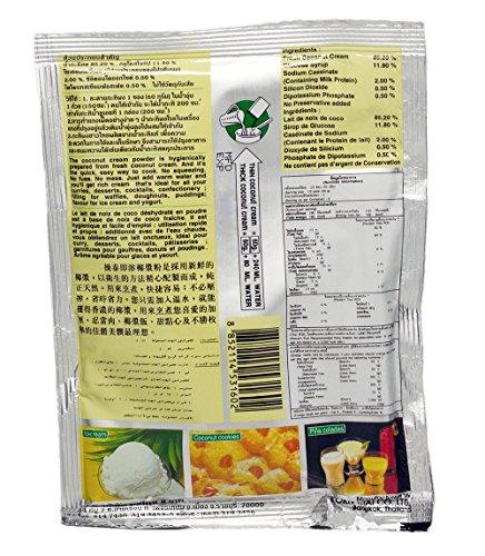 Coconut Milk Cream Powder Chao Thai Size 60 G(2.0 Oz) (4 Bags) - Mighty Depot