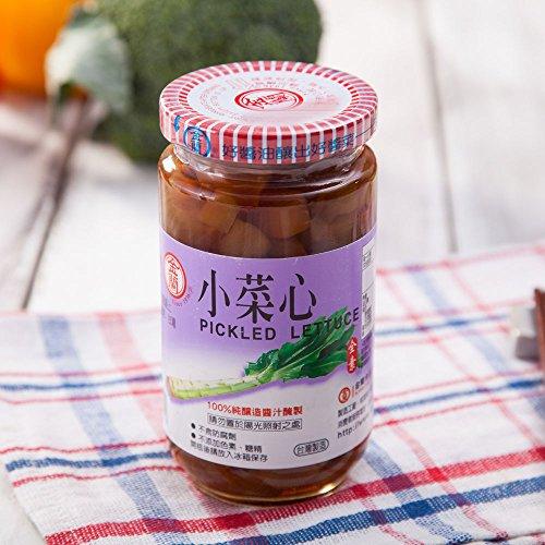 Kimlan Pickled Lettuce - Chunk with Soy Sauce, 14 Ounces, 1 Jar - Mighty Depot