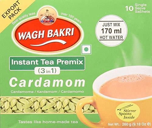 Great Bazaar Wagh Bakri Instant Cardamom Chai Tea, 260 Gram - Mighty Depot