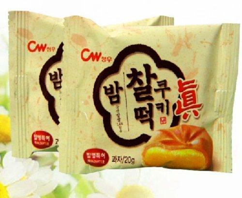 Cheongwoo, Chestnut Rice cake Cookie, 9.10 Ounce - Mighty Depot