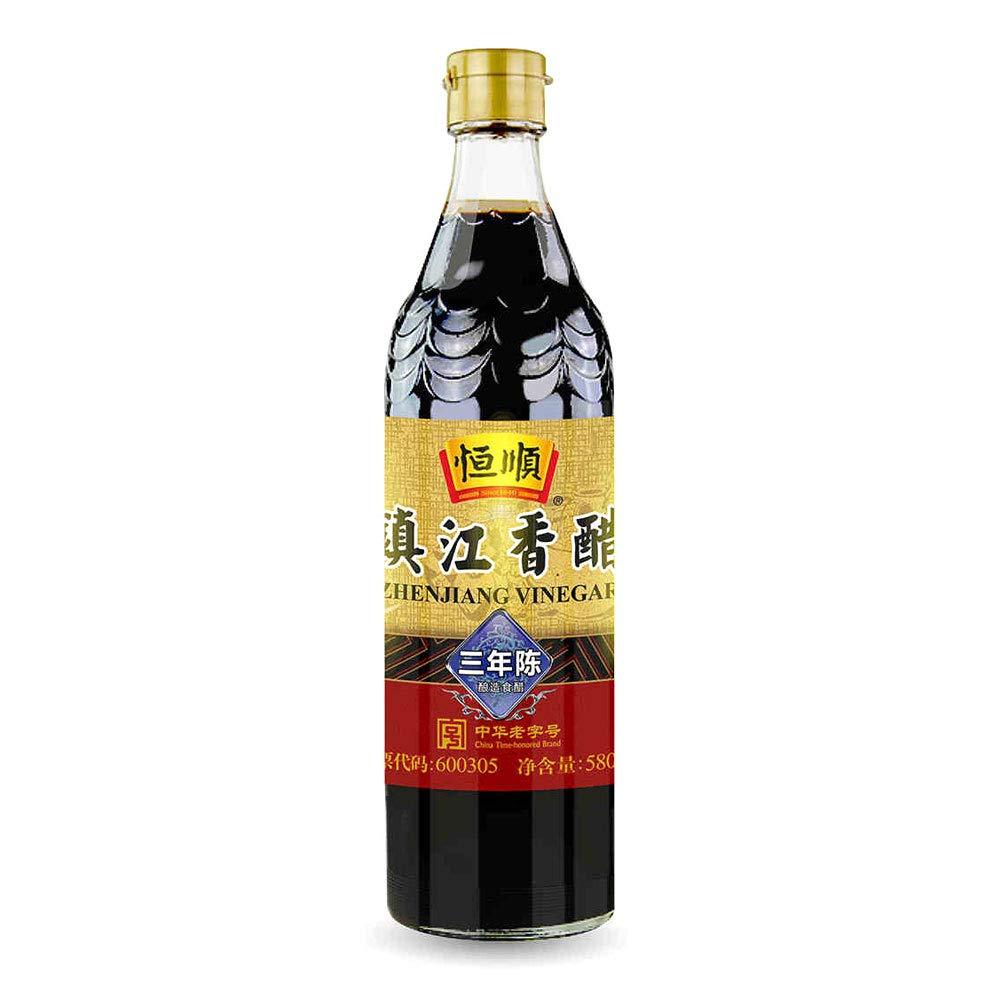Heng Shun Zhen Jiang Vinegar 580 ml (3 years)Pack of 2 恒顺镇江香醋580ml(三年陈) - Mighty Depot
