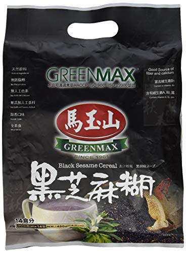 Greenmax - Black Sesame Cereal (Pack of 4) - Mighty Depot