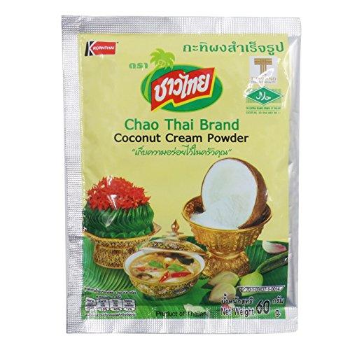 Chao Thai, Coconut Cream Powder, 60 g (Pack of 2 pieces) - Mighty Depot