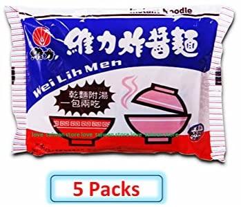 New WeiLih Men Instant Noodle 維力炸醬麵 (5包) - Mighty Depot