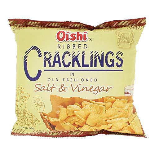 Oishi Cracklings Salt & Vinegar Beer Match (50g) - Mighty Depot