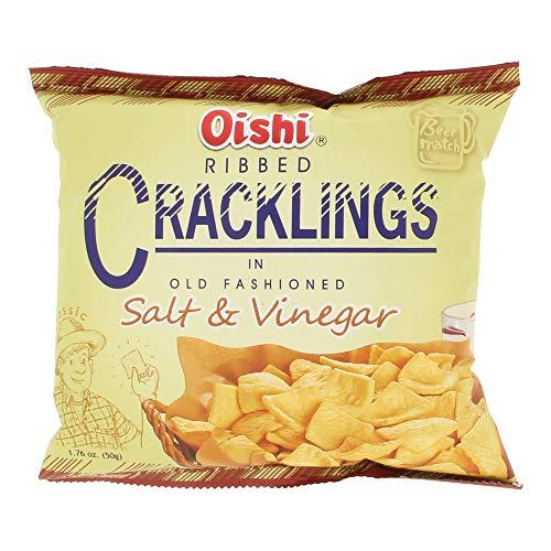 Oishi Cracklings Salt & Vinegar Beer Match (50g) - Mighty Depot