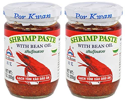 Por Kwan Shrimp Paste with Bean Oil (7oz x 2 jars) - Mighty Depot