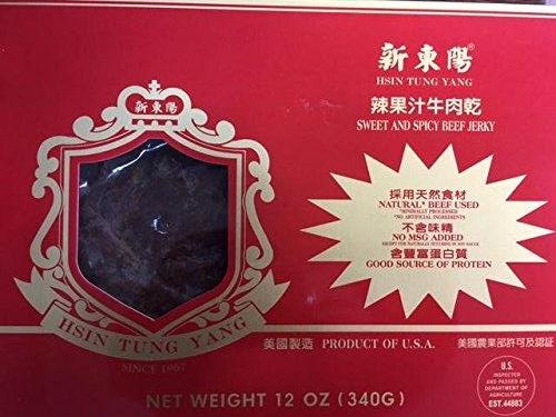 Hsin Tung Yang Sweet and Spicy Beef Jerky - Mighty Depot