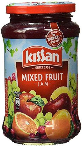 Kissan Original branded real taste Mix Fruit Jam, 500g Jar - Mighty Depot