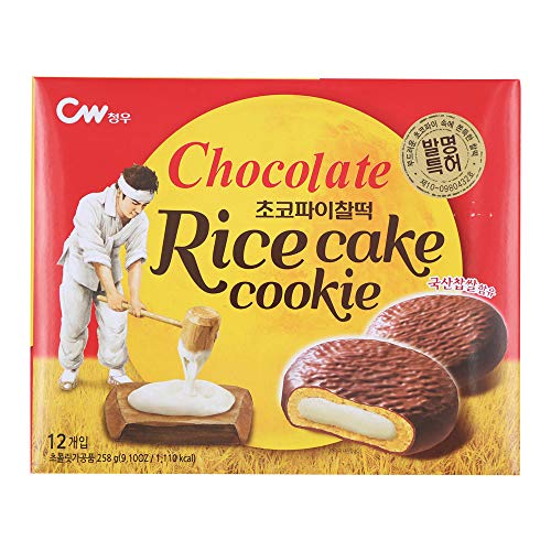 Cheongwoo, Choco Rice Cake, 9.10 Ounce - Mighty Depot