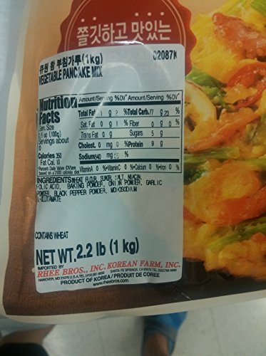 Qone Vegtable Pancake Mix (2.2lbs x 2 packs) - Mighty Depot