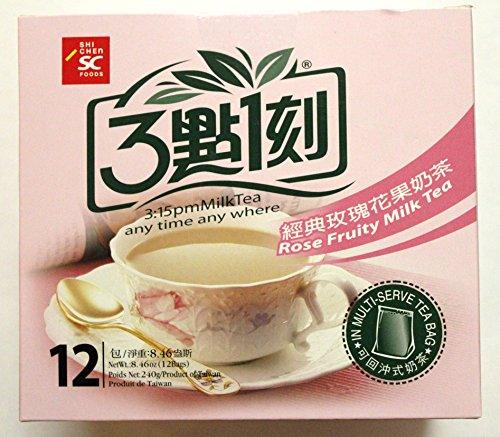 3:15pm Milk Tea - Rose Fruity Flavor, 8.46 Oz (Pack of 2) - Mighty Depot