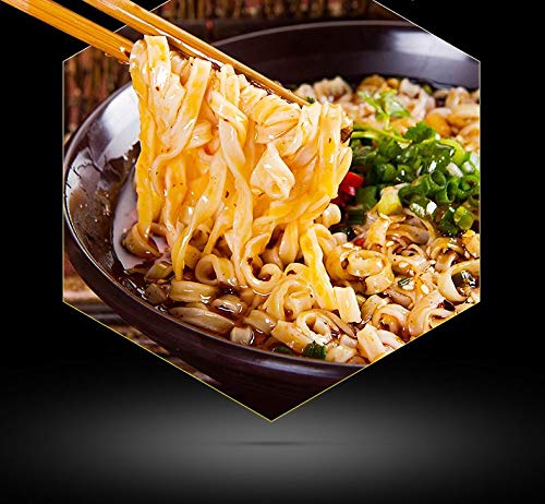 Mala Spicy and Numbing Szechuan Chong Qing Instant Noodles - Pack of 5 - Authentic from Sichuan - Mighty Depot