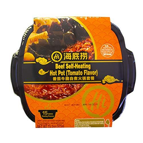 Haidilao Self-heating hot pot(3 flavor availalbe) (Beef Self - Heating Hot Pot(Tomato Flavor)) - Mighty Depot