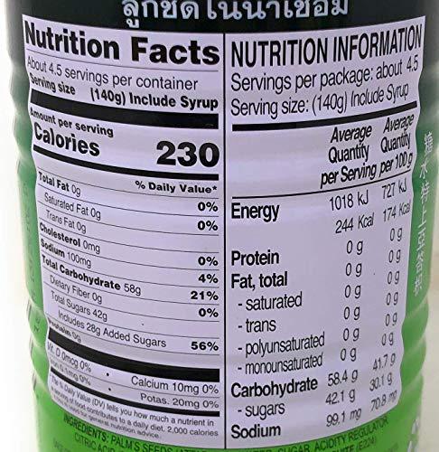 Aroy-D Palms Seeds (Attap) in Heavy Syrup (6 Pack, Total of 132oz) - Mighty Depot