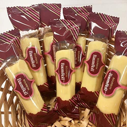 Baum Roll 3.2oz 2pcs Japanese White Chocolate Mini Roll Cake Bourbon Ninjapo - Mighty Depot