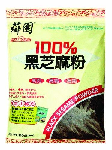 Sweet Garden Black Sesame Powder, 8.8--Ounce (Pack of 4) - Mighty Depot