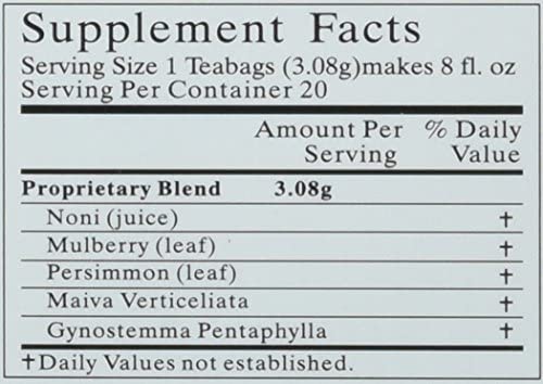 Noni Dieters Drink-extra strength- 20 Tea bags - Mighty Depot