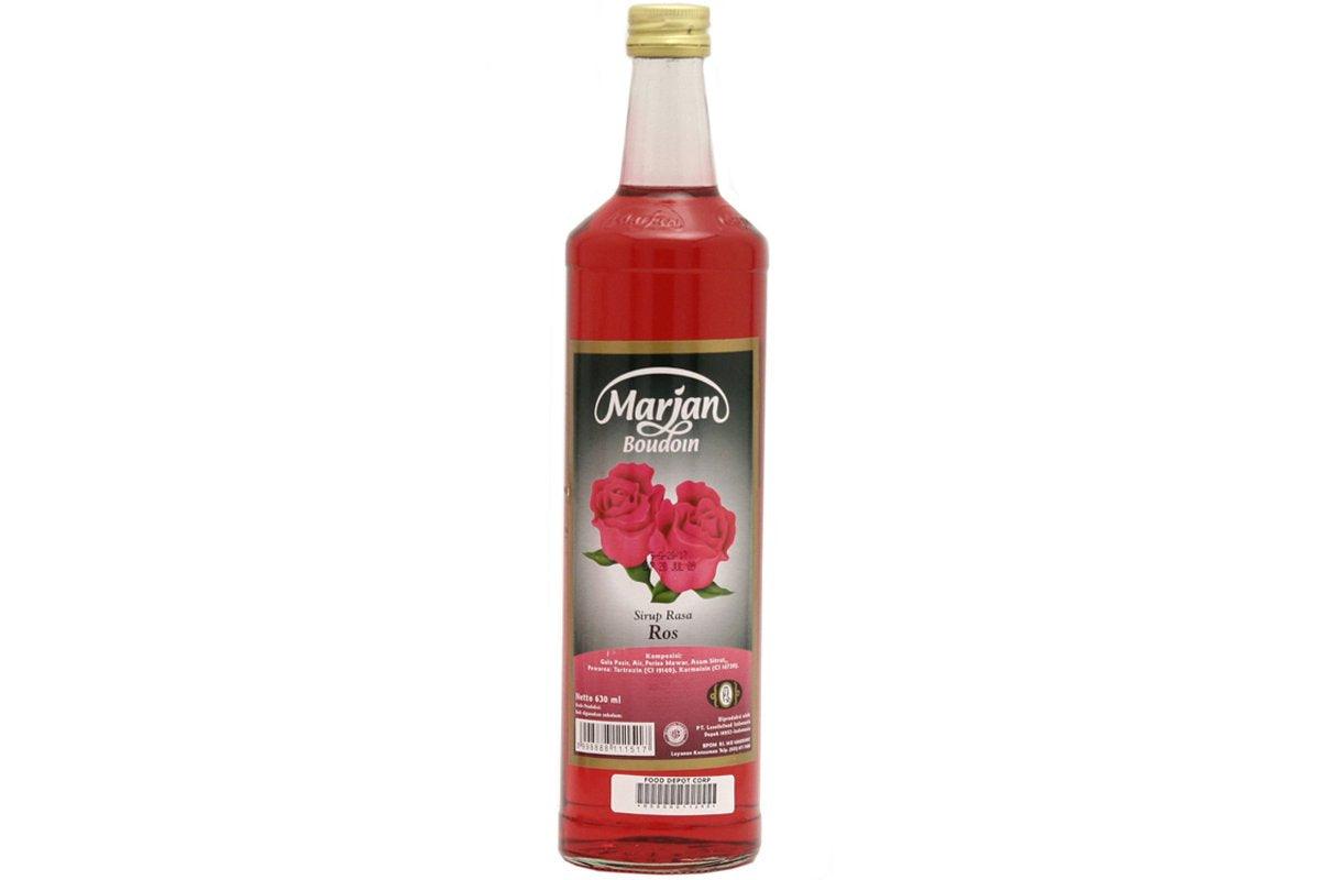 marjan rose syrup (sirup rasa ros) - 15.5oz - Mighty Depot