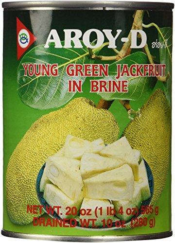 Aroy-D Young Green Jackfruit in Brine, 20 Ounce (Pack of 6) - Mighty Depot
