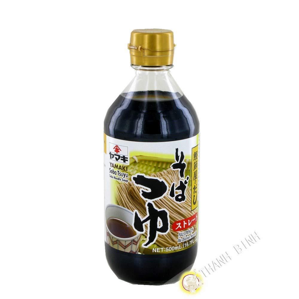YAMAKI SOBA TSUYU NOODLE SOUP DIPPING SAUCE 4 PACK - Mighty Depot