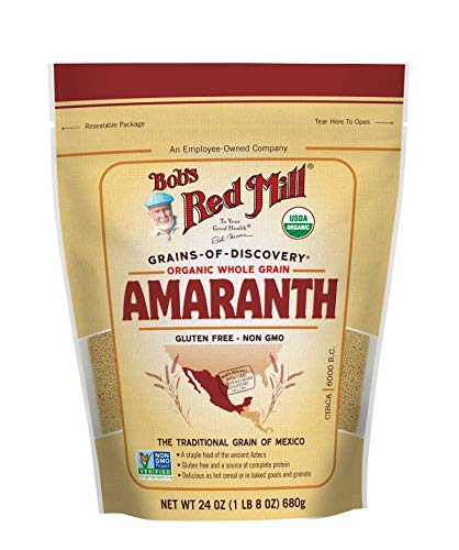 Organic Whole Grain Amaranth, 24 Ounce (Pack of 1) - Mighty Depot