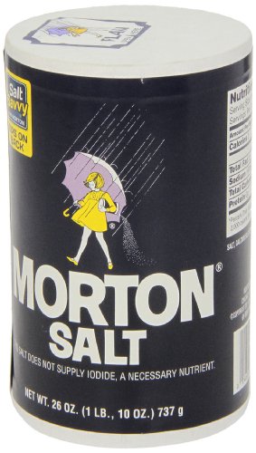Morton Plain Salt, 26-Ounce (Pack of 24) - Mighty Depot