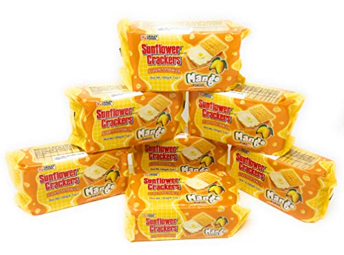Croley Foods Sunflower Crackers, Mango Cream Sandwich, 6.7 oz (190g), 7-Pack - Mighty Depot