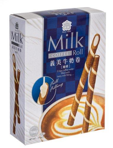 I Mei Milk Roll Family Pack, Coffee, 7.58 Ounce - Mighty Depot