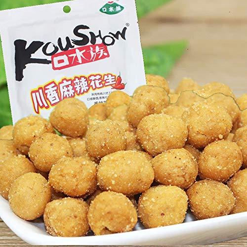 KouShow Spicy Peanut 口水族 川香麻辣花生150g (pack of 2) - Mighty Depot