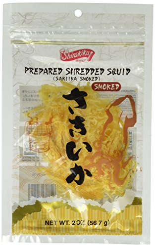 Shirakiku Dried Squid Sakiika Smoked, 2 Ounce - Mighty Depot