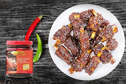Lee Kum Kee Chiu Chow Chili Oil, 7.2-Ounce Jars (Pack of 4) - Mighty Depot