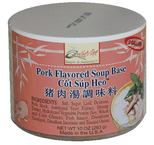 Quoc Viet Foods Pork Flavored Soup Base 10oz Cot Sup Heo - Mighty Depot