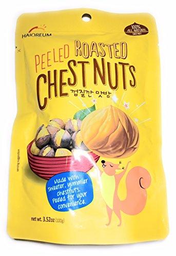 Haioreum Peeled Roasted Chestnuts x2 packs - Mighty Depot