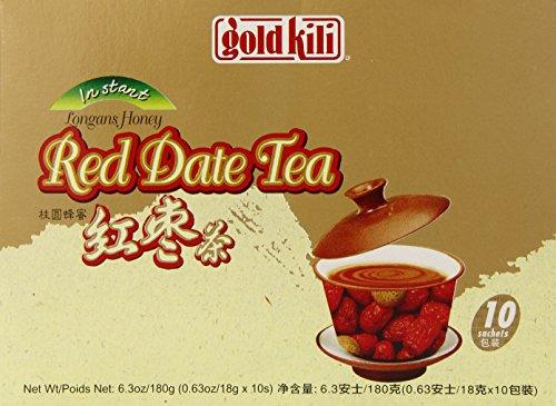 Gold Kili Honey Longan with Red Date instant Tea, 10 -Count - Mighty Depot