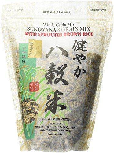 Nishimoto Trading Co., Sukoyaka 8 Grain Mix with Sprouted Brown Rice, 2 lb - Mighty Depot