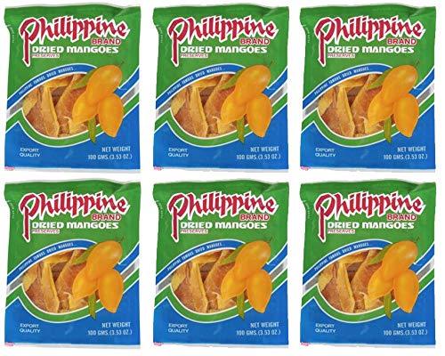 Philippine Brand Dried Mangoes, 3.53-Ounce Bags (3 Packs) - Mighty Depot