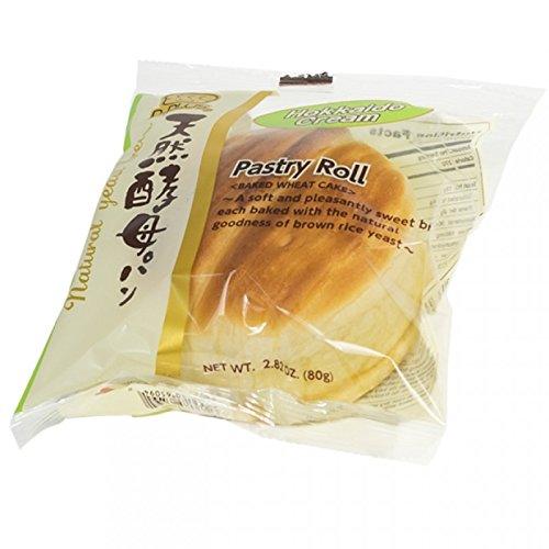 D-Plus - Japanese Bread Baked Wheat Cake (Hokkaidou Milk Cream), 2.82 Ounces, (Pack of 2) - Mighty Depot