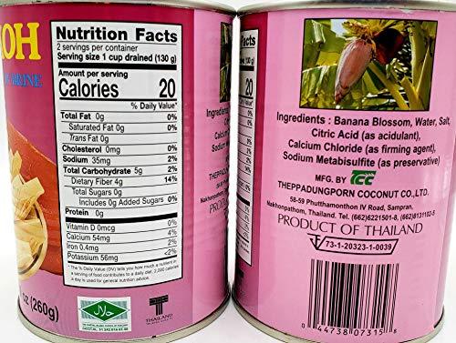 Chaokoh Banana Blossom in Brine 2 Pack - Mighty Depot