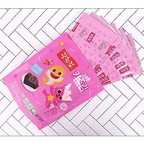 Pinkpong Kids Organic Seasoned Seaweed - 1.5g x 24 pack - Mighty Depot