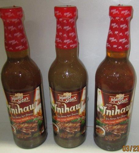Mama Sita's Sukang Pang Inihaw Garlic Vinegar Pack of Three 350 Ml Per Bottle - Mighty Depot