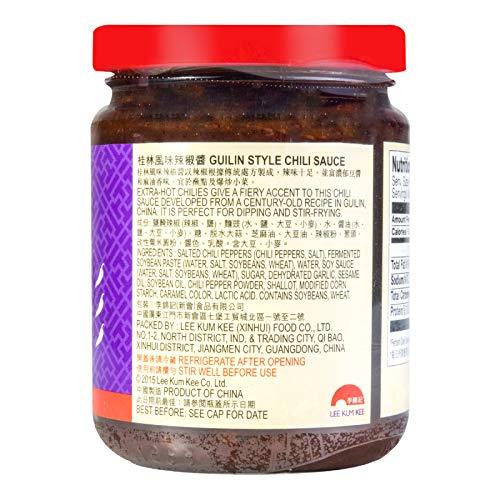 LEE KUM KEE Guilin Style Chili Sauce 8oz (226g)香港李锦记 桂林风味辣椒酱 (1 Pack) - Mighty Depot