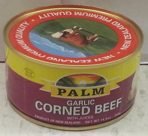 Palm Garlic Corned Beef 11.5oz (6 Pack) - Mighty Depot