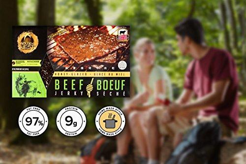 Golden Nest Beef Jerky, Gluten Free, Low Sodium Homemade Style BBQ Meat From Gourmet USA Beef, Award Winning Premium Jerky, 6 Ounces (Honey Teriyaki) - Mighty Depot