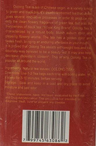 Royal King Premium Oolong Tea / 7 oz 100 tea bags each (pack of 3) (3 X) - Mighty Depot